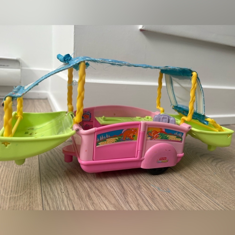 Fisher-Price Little People Pop-Up Camper in good used condition.
